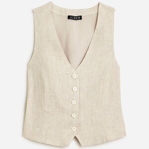 J. Crew Women's linen Vest Top 2
